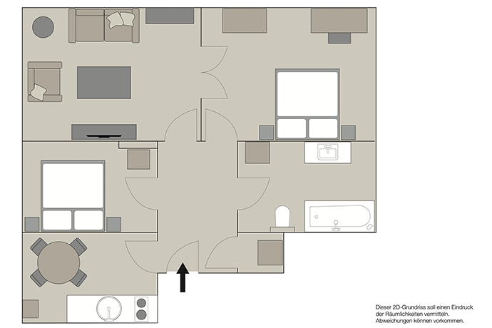 Grundriss Belle 52, 3. OG links